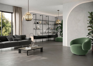 Керамогранит Atlas Concorde Rinascente Resin Smoke серый Mat (80x80х0,9) арт. 610010005615 матовый